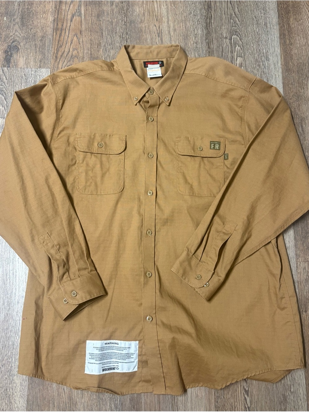 Wolverine FR Flame Resistant Work Shirt — Men's Size 3XL